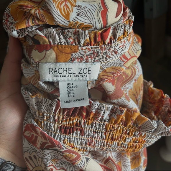 Floral Ruffle Sleeve Top - Multicolor - Picture 5 of 8